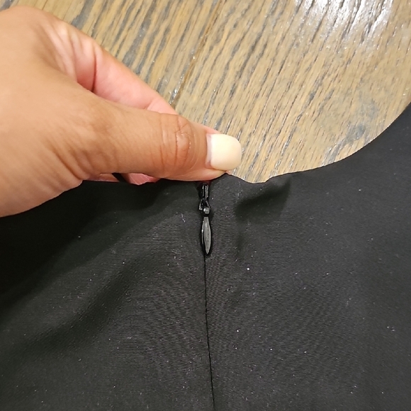 Jacob Black and Gray Floral Mini Dress - Picture 6 of 6